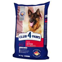 Клуб 4 Лапи Adult All Breeds Active - сухий корм для дорослих активних собак 14кг