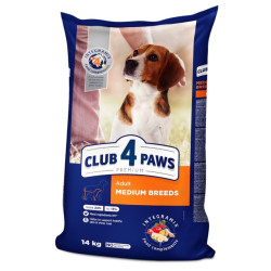 Клуб 4 Лапи Adult Medium Breeds - сухий корм для дорослих собак середніх порід 14кг