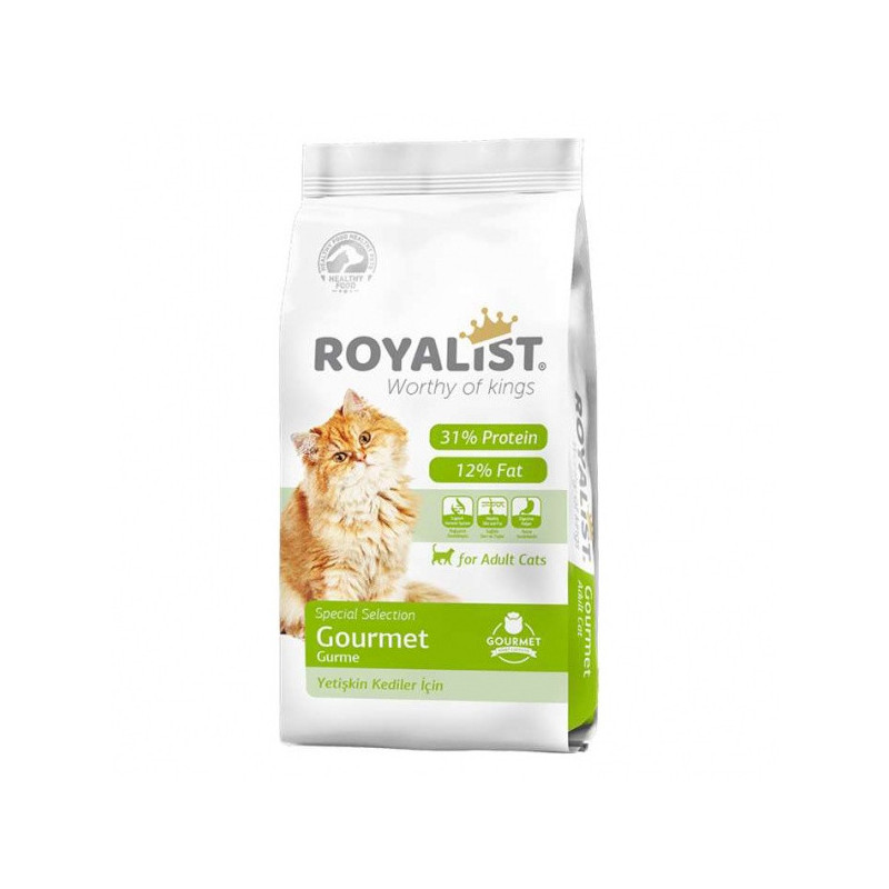 Royalist Вишуканий сухий корм для дорослих котів Гурман 15кг