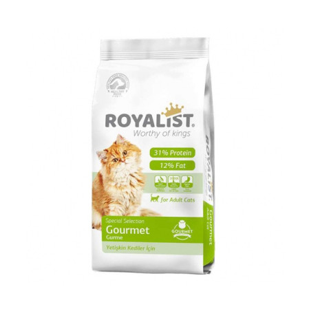 Royalist Вишуканий сухий корм для дорослих котів Гурман 15кг